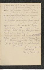 Nachlass Franz Steindachner, Brief von Georg Gerlach an Franz Steindachner (31.01.1910), Inv.Nr. 154.01, Seite 3